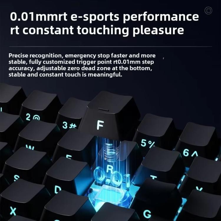 Ajazz ALUX68 MAX RGB Single Wired DIY Magnetic Shaft Mechanical Keyboard, Color: Day Night - Wired Keyboard by Ajazz | Online Shopping UK | buy2fix