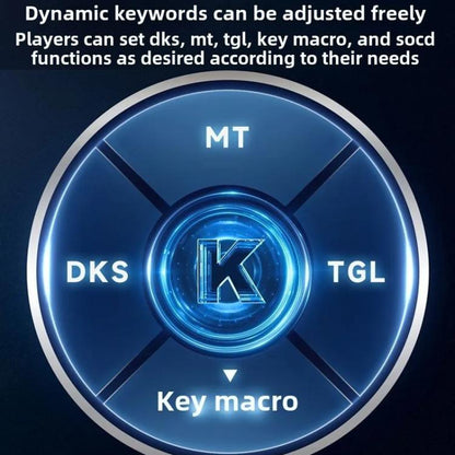 Ajazz ALUX68 MAX RGB Single Wired DIY Magnetic Shaft Mechanical Keyboard, Color: Gradient Pink - Wired Keyboard by Ajazz | Online Shopping UK | buy2fix