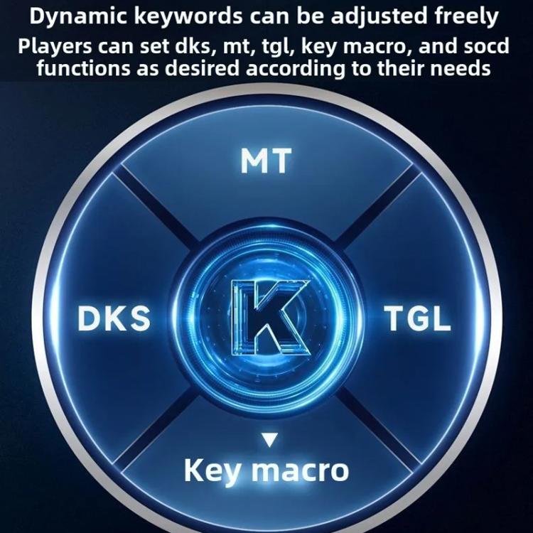 Ajazz ALUX68 MAX RGB Single Wired DIY Magnetic Shaft Mechanical Keyboard, Color: Day Night - Wired Keyboard by Ajazz | Online Shopping UK | buy2fix