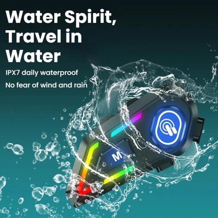 C5 IPX7 Waterproof Outdoor Cycling Noise Reduction Helmet Bluetooth Headset, Spec: Soft Mic - Motorcycle Walkie Talkie by buy2fix | Online Shopping UK | buy2fix