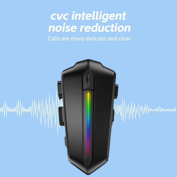 C5S IPX6 Waterproof CVC Noise Reduction Motorcycle Helmet Bluetooth Headset, Spec: Soft Mic - Motorcycle Walkie Talkie by buy2fix | Online Shopping UK | buy2fix
