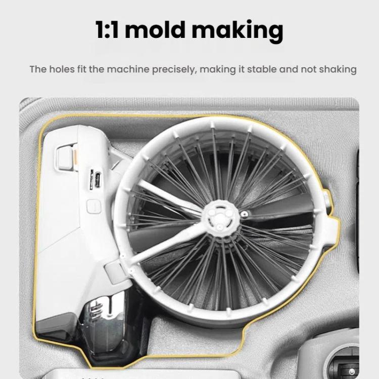 For DJI Flip XFJI Smooth Fly Portable Storage Bag Handheld Shoulder Bag(Gray) - Other by XFJI | Online Shopping UK | buy2fix