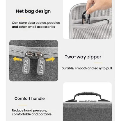 For DJI Flip XFJI Smooth Fly Portable Storage Bag Handheld Shoulder Bag(Gray) - Other by XFJI | Online Shopping UK | buy2fix
