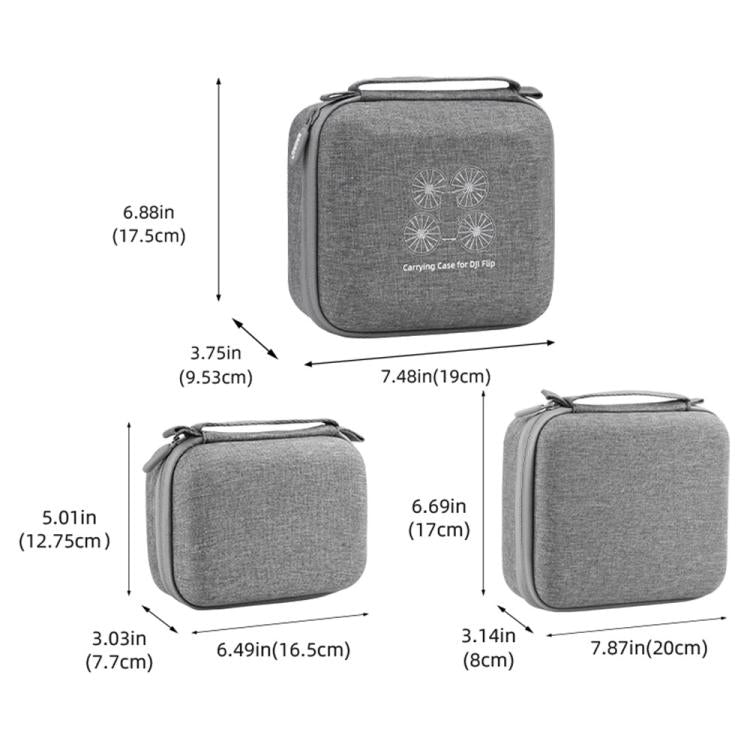 For DJI Flip BRDRC Organizer Bag Drone Portable Tote, Spec: Host Bag+RC2 Bag - Other by BRDRC | Online Shopping UK | buy2fix