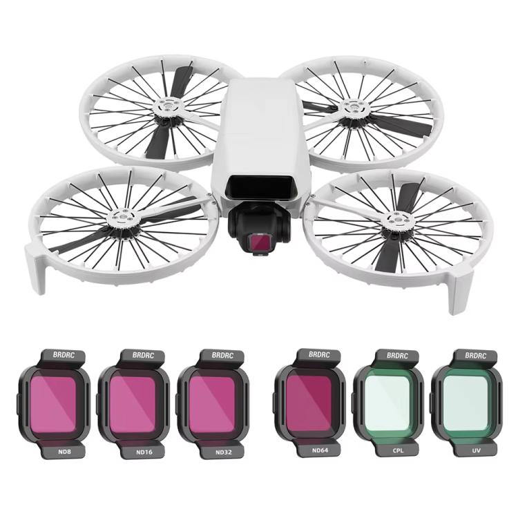 For DJI Flip BRDRC Lens Filters Protective Lens Accessories, Style: ND16 - Other by BRDRC | Online Shopping UK | buy2fix