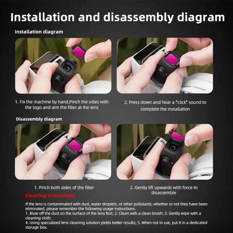 For DJI Flip BRDRC Lens Filters Protective Lens Accessories, Style: ND8 - Other by BRDRC | Online Shopping UK | buy2fix