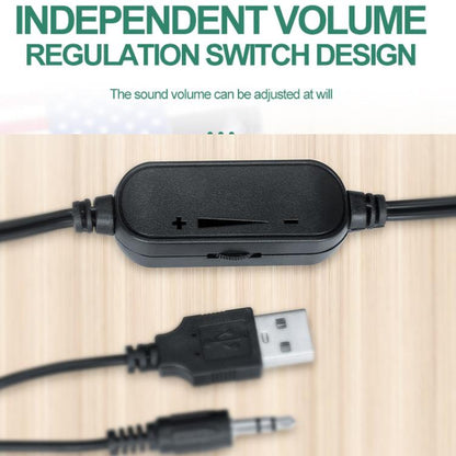 T-WOLF S3 USB/3.5mm Desktop Speakers For Phone / PC / Laptop Dual Diaphragm Subwoofer Sound System(Black) -  by T-WOLF | Online Shopping UK | buy2fix