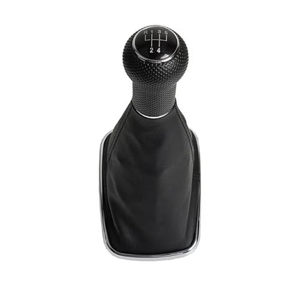For Volkswagen Golf MK4 Gear Lever Hand Ball, Caliber: 12mm(Electroplating Black Line 5 Speed) - Shift Knob by buy2fix | Online Shopping UK | buy2fix