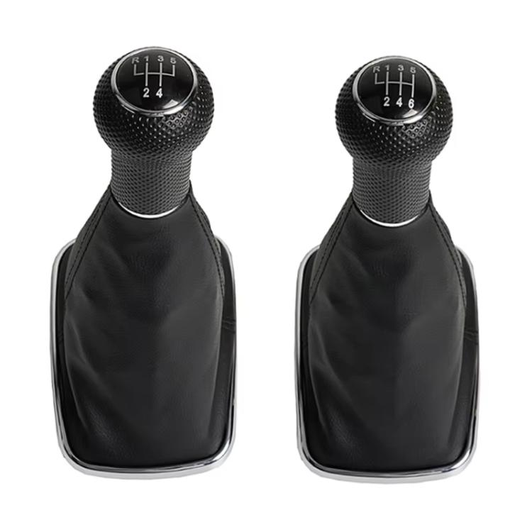 For Volkswagen Golf MK4 Gear Lever Hand Ball, Caliber: 23mm(Electroplating Black Line 6 Speed) - Shift Knob by buy2fix | Online Shopping UK | buy2fix