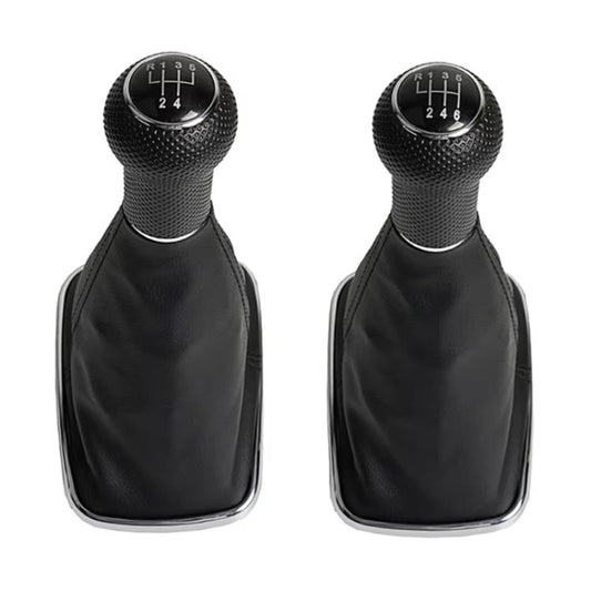 For Volkswagen Golf MK4 Gear Lever Hand Ball, Caliber: 12mm(Electroplating Black Line 5 Speed) - Shift Knob by buy2fix | Online Shopping UK | buy2fix