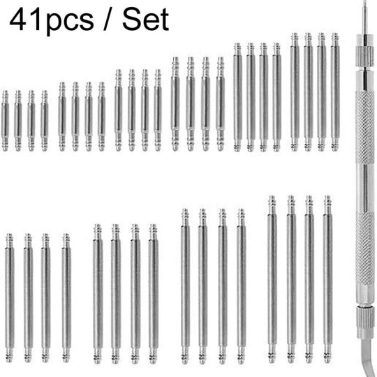 41pcs / Set Watch Repair Tools Raw Lugs Watch Shaft Combination Set