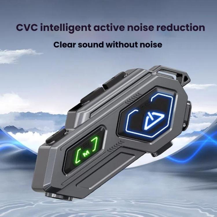 C8Pro IPX7 Waterproof Two-Person Intercom Helmet Bluetooth Headset With Flashlight, Spec: Soft Mic - Motorcycle Walkie Talkie by buy2fix | Online Shopping UK | buy2fix
