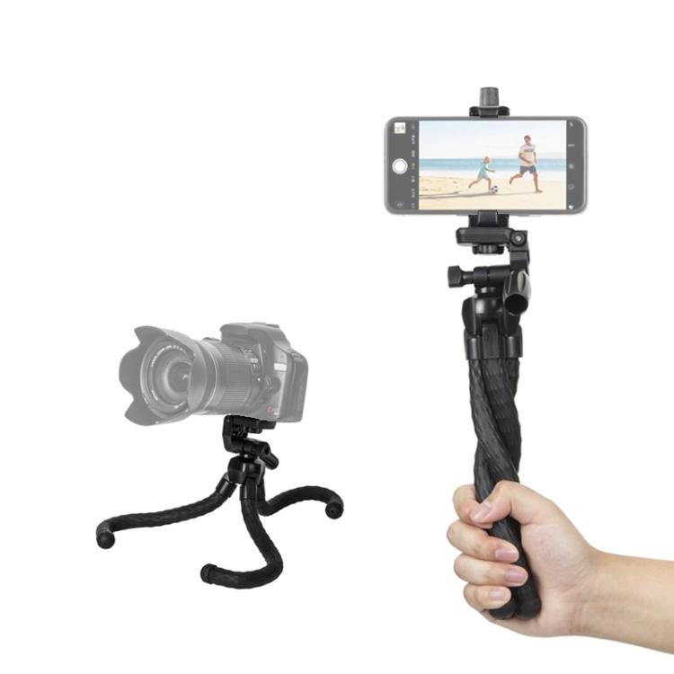 YUNTENG 3280 Octopus Tripod With 3-Way Pan Head Camera Phone Holder(Black) - Stand by YUNTENG | Online Shopping UK | buy2fix