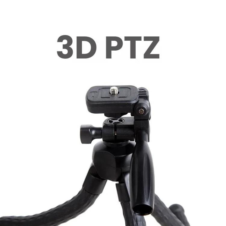 YUNTENG 3280 Octopus Tripod With 3-Way Pan Head Camera Phone Holder(Black) - Stand by YUNTENG | Online Shopping UK | buy2fix