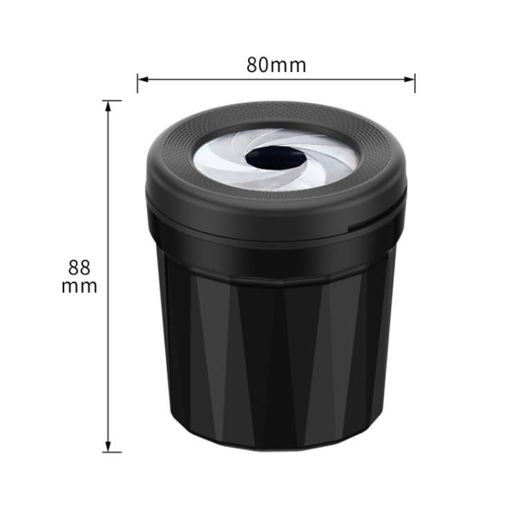 A636 Screw Cap Opening And Closing Ashtray Car Home Use Desktop Ashes Holder(Black) - Ashtrays by buy2fix | Online Shopping UK | buy2fix