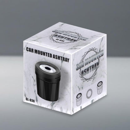 A636 Screw Cap Opening And Closing Ashtray Car Home Use Desktop Ashes Holder(Black Gold) - Ashtrays by buy2fix | Online Shopping UK | buy2fix