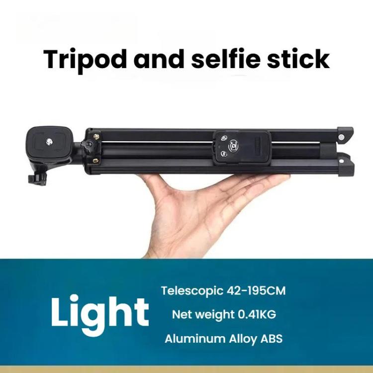 YUNTENG 1688L 16.5-77 Inch Phone Camera Selfie Stick Tripod With Bluetooth Remote Control(Black) - Stand by YUNTENG | Online Shopping UK | buy2fix