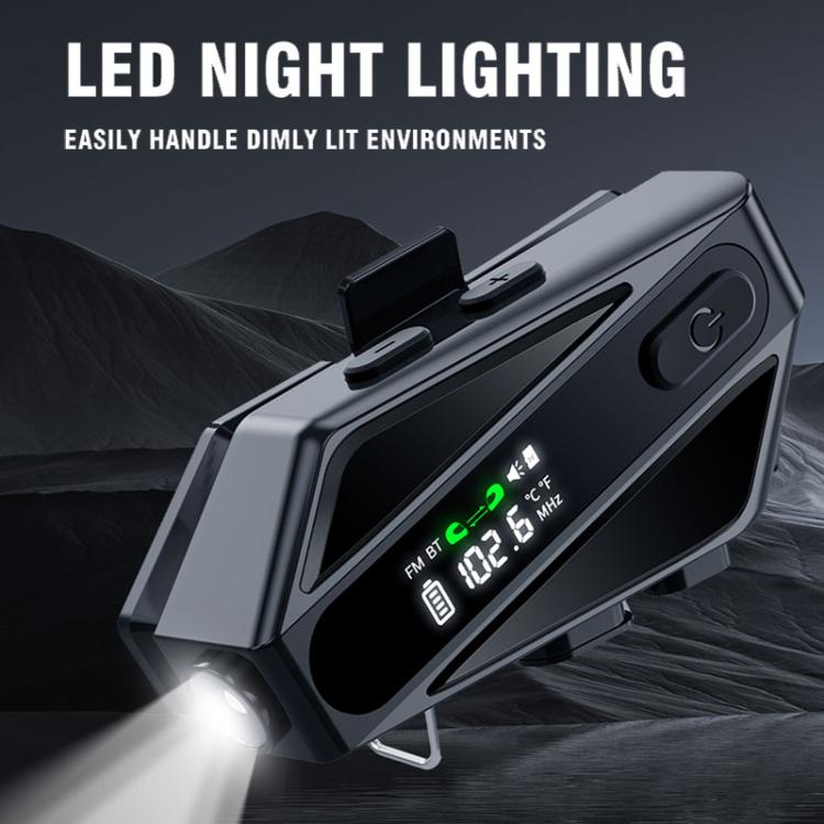 C6 IPX6 Waterproof LED Lighting Wireless Intercom Helmet Bluetooth Headset, Spec: Soft Mic - Motorcycle Walkie Talkie by buy2fix | Online Shopping UK | buy2fix