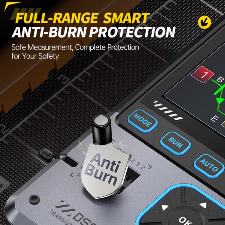 FNIRSI DSO-TC4 3 In 1 Oscilloscope Transistor Tester Signal Generator 10M Bandwidth Burn-In Proof - Digital Multimeter by FNIRSI | Online Shopping UK | buy2fix