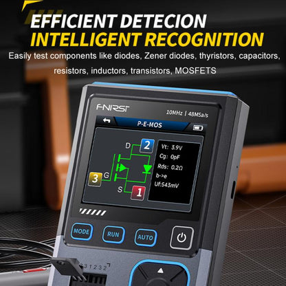 FNIRSI DSO-TC4 3 In 1 Oscilloscope Transistor Tester Signal Generator 10M Bandwidth Burn-In Proof - Digital Multimeter by FNIRSI | Online Shopping UK | buy2fix