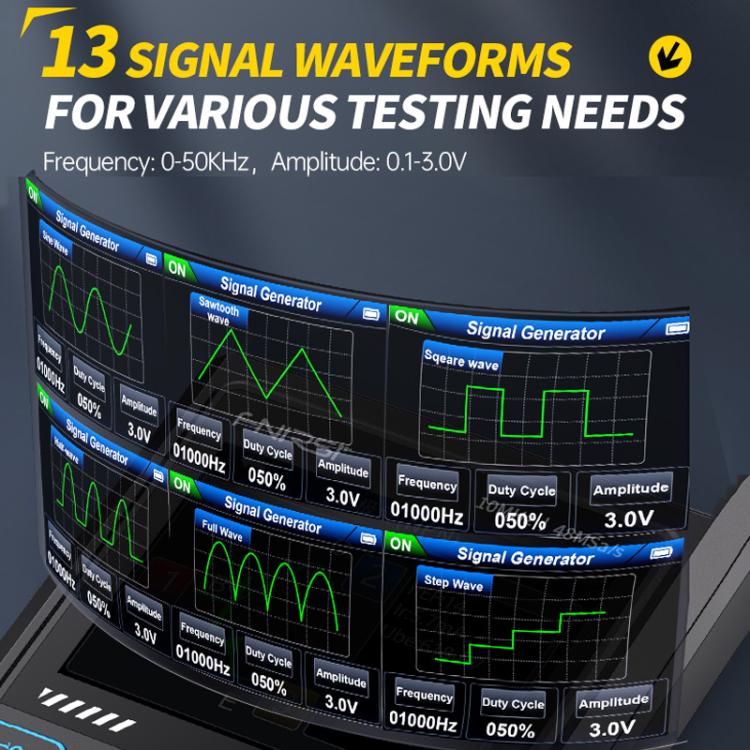 FNIRSI DSO-TC4 3 In 1 Oscilloscope Transistor Tester Signal Generator 10M Bandwidth Burn-In Proof - Digital Multimeter by FNIRSI | Online Shopping UK | buy2fix