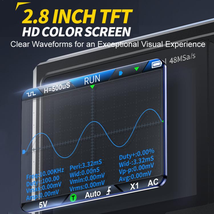 FNIRSI DSO-TC4 3 In 1 Oscilloscope Transistor Tester Signal Generator 10M Bandwidth Burn-In Proof - Digital Multimeter by FNIRSI | Online Shopping UK | buy2fix