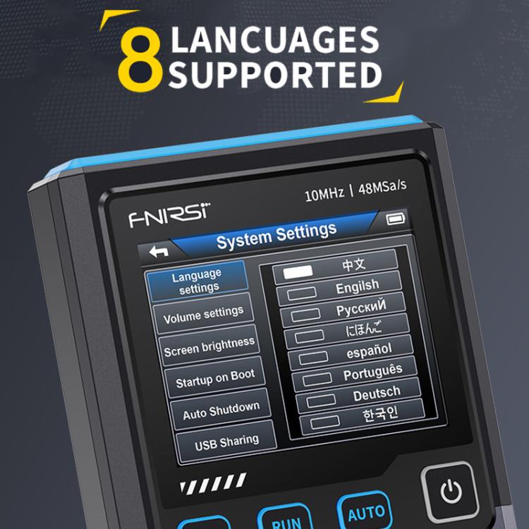 FNIRSI DSO-TC4 3 In 1 Oscilloscope Transistor Tester Signal Generator 10M Bandwidth Burn-In Proof - Digital Multimeter by FNIRSI | Online Shopping UK | buy2fix