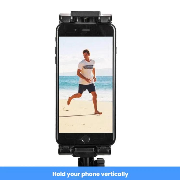 YUNTENG VCT-320 Adjustable Hot Shoe Tablet & Phone Mount Clamp Holder with Dual 1/4 Inch Screw Holes for 5.1-9.9 Inch Devices(Black) - Desktop Holder by YUNTENG | Online Shopping UK | buy2fix