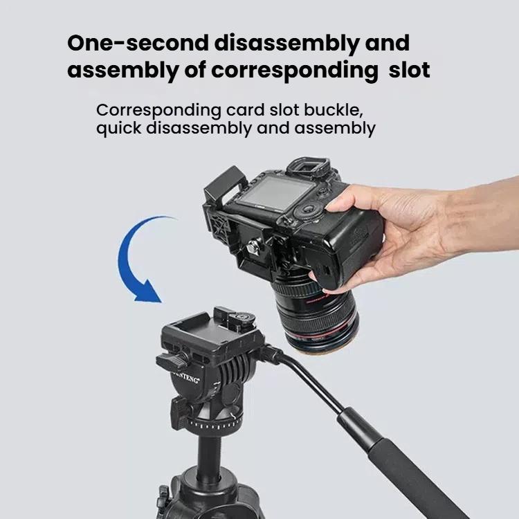 YUNTENG Vertical & Horizontal Quick Release Plate for VCT-691/VCT-6006/VCT-288/VCT-930(L-shape) - Quick Release Plate by YUNTENG | Online Shopping UK | buy2fix