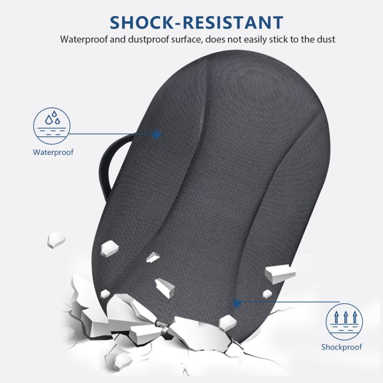 For Meta Quest 3 VR Glasses Storage Case EVA Anti-Pressure Hard Shell Storage Bag(Light Gray) - VR Accessories by buy2fix | Online Shopping UK | buy2fix