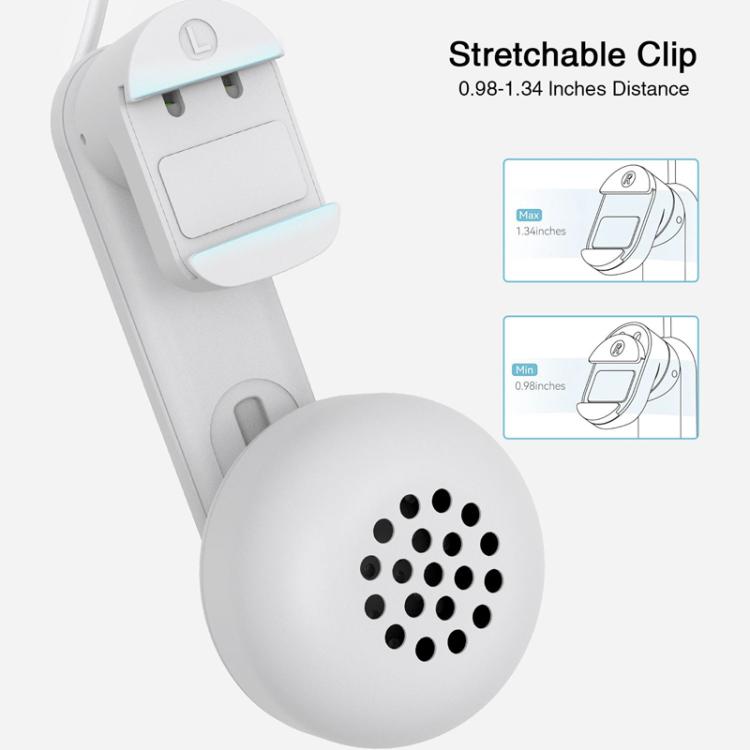 For Meta Quest 2 / 3 Independent Headphones Headband High Sound Speaker VR Accessory(White) - VR Accessories by buy2fix | Online Shopping UK | buy2fix