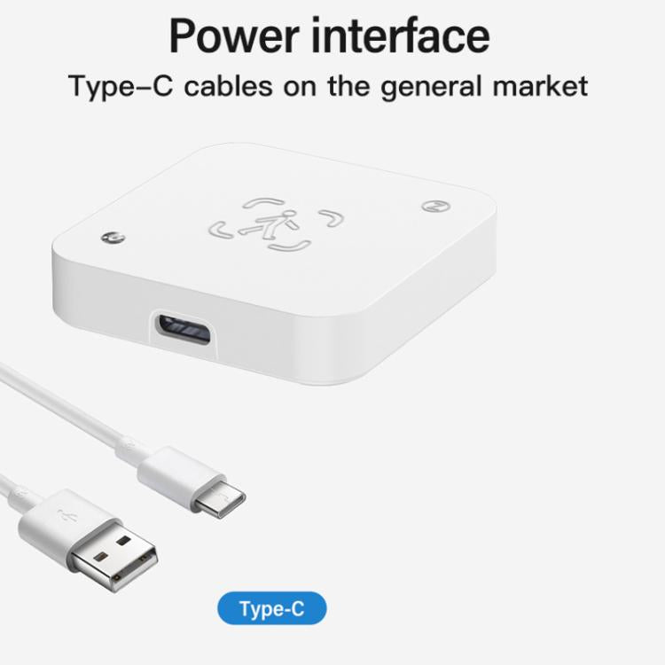 Tuya Zigbee Round Human Presence Sensor Millimeter Wave Radar Detection Built-in Illuminance Sensor - Smart Switch by buy2fix | Online Shopping UK | buy2fix