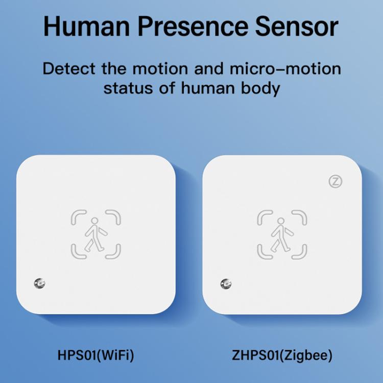 Tuya WiFi Square Human Presence Sensor Millimeter Wave Radar Detection Built-in Illuminance Sensor - Smart Switch by buy2fix | Online Shopping UK | buy2fix