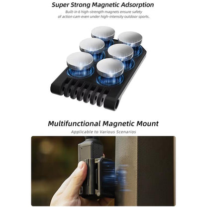 For DJI Osmo Pocket 3 Sunnylife OP3-ZJ761 Magnetic Stand Base Angle Adjustable Multi-functional Desktop Stand Accessories(Black) - Mount & Holder by Sunnylife | Online Shopping UK | buy2fix