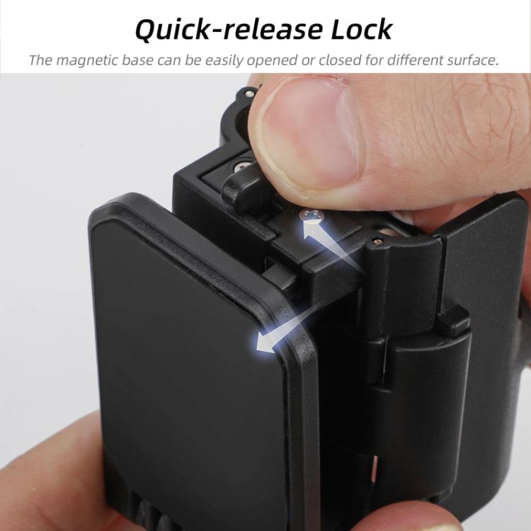 For DJI Osmo Pocket 3 Sunnylife OP3-ZJ761 Magnetic Stand Base Angle Adjustable Multi-functional Desktop Stand Accessories(Black) - Mount & Holder by Sunnylife | Online Shopping UK | buy2fix