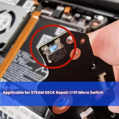 For Steam Deck 10pcs Shoulder Keys L1 R1 Microswitch(Microswitch) - Other Accessories by buy2fix | Online Shopping UK | buy2fix