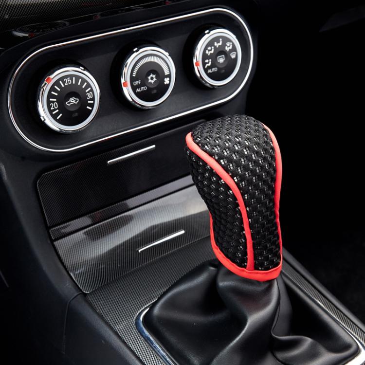 Universal Car Gearshift Cover Interior Accessories, Color: Manual Transmission Black Red - Shift Knob by buy2fix | Online Shopping UK | buy2fix