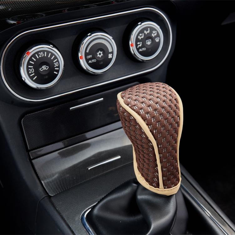 Universal Car Gearshift Cover Interior Accessories, Color: Manual Transmission Coffee Beige - Shift Knob by buy2fix | Online Shopping UK | buy2fix