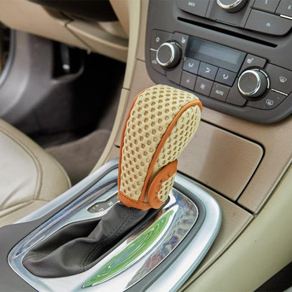 Universal Car Gearshift Cover Interior Accessories, Color: Automatic Transmission Beige Brown - Shift Knob by buy2fix | Online Shopping UK | buy2fix