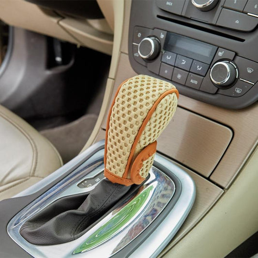 Universal Car Gearshift Cover Interior Accessories, Color: Automatic Transmission Beige Brown - Shift Knob by buy2fix | Online Shopping UK | buy2fix