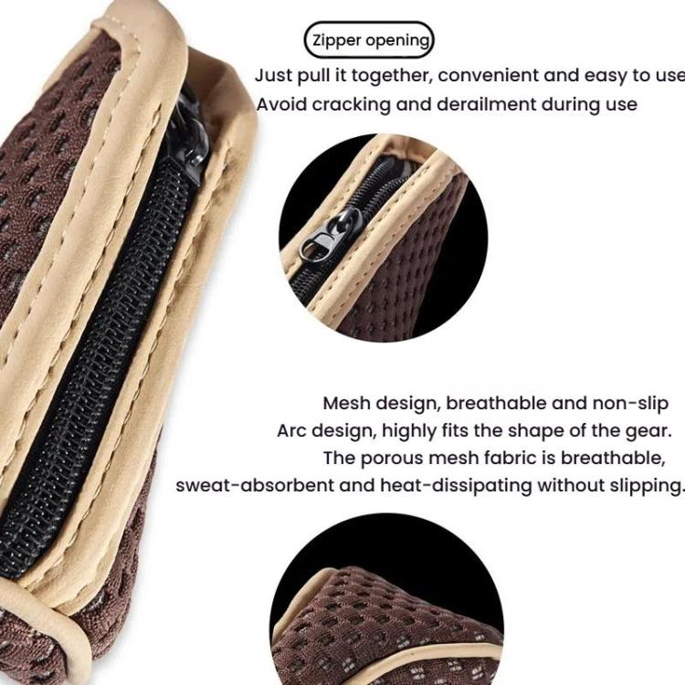 Universal Car Gearshift Cover Interior Accessories, Color: Manual Transmission Beige Brown - Shift Knob by buy2fix | Online Shopping UK | buy2fix