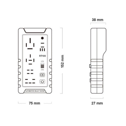 OBDResource 12V Automotive Relay Tester, Model: RT100 - Electronic Test by OBDResource | Online Shopping UK | buy2fix