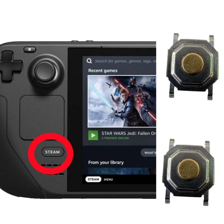 For Steam Deck Palm Buttons HOME Button Flick Switch(HOME Button) - Steam Deck Spare Parts by buy2fix | Online Shopping UK | buy2fix
