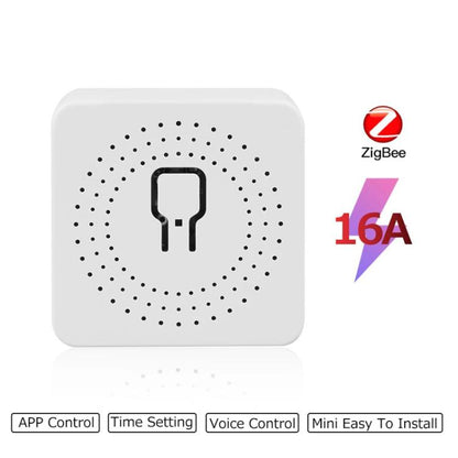 Compatible Tuya Zigbee 16A Smart Switch DIY Breaker 2 Way Control Voice Control - Smart Switch by buy2fix | Online Shopping UK | buy2fix
