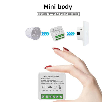 Compatible eWeLink Zigbee 16A Smart Switch DIY Breaker 2 Way Control Voice Control - Smart Switch by buy2fix | Online Shopping UK | buy2fix