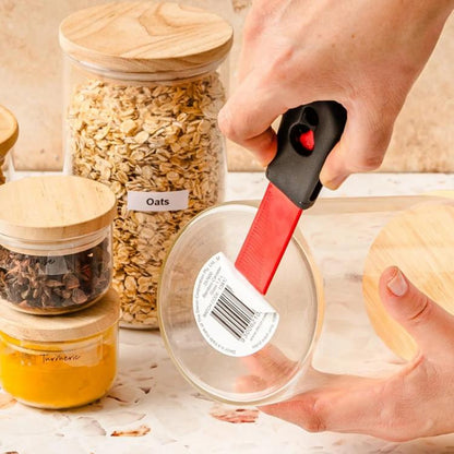 2 In 1 Cleaning Scraper Sticker Tool Household Cleaning Scrubber(Red) - Dust Remove Tool by buy2fix | Online Shopping UK | buy2fix