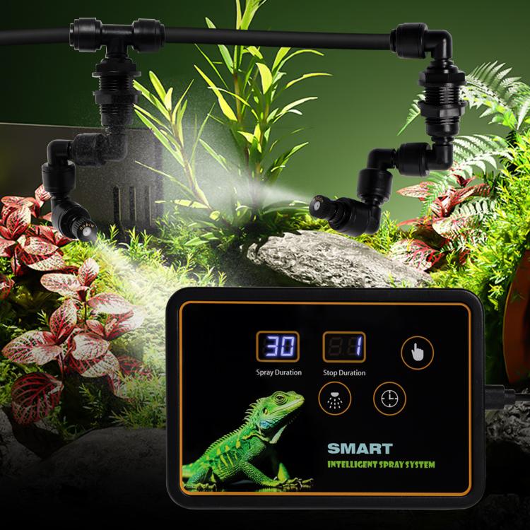 Smart Timer Misting System Kit For Reptile Terrariums Automatic Rainforest Habitat Sprayer US Plug - Reptile Supplies by buy2fix | Online Shopping UK | buy2fix