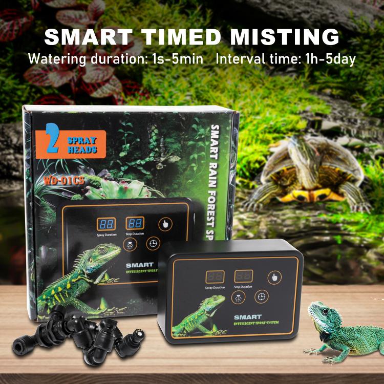 Smart Timer Misting System Kit For Reptile Terrariums Automatic Rainforest Habitat Sprayer EU Plug - Reptile Supplies by buy2fix | Online Shopping UK | buy2fix