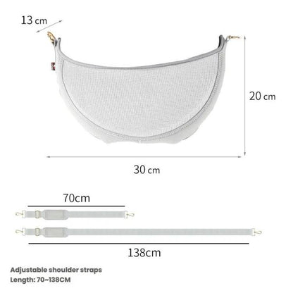 For Harman Kardon Onyx Studio 6 Speaker Protective Case Speaker Shoulder Strap Storage Bag(Light Gray) - Protective Case by buy2fix | Online Shopping UK | buy2fix