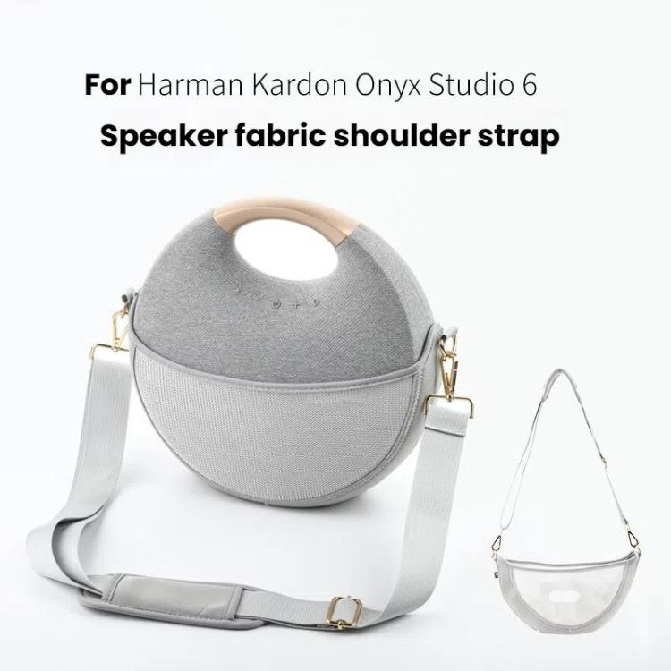 For Harman Kardon Onyx Studio 6 Speaker Protective Case Speaker Shoulder Strap Storage Bag(Black) - Protective Case by buy2fix | Online Shopping UK | buy2fix